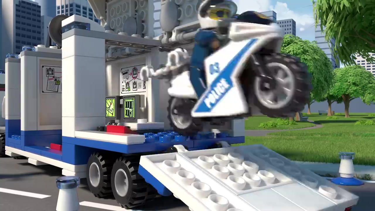 乐高(lego)积木 城市系列city 60139 移动指挥中心 6-12岁  儿童玩具