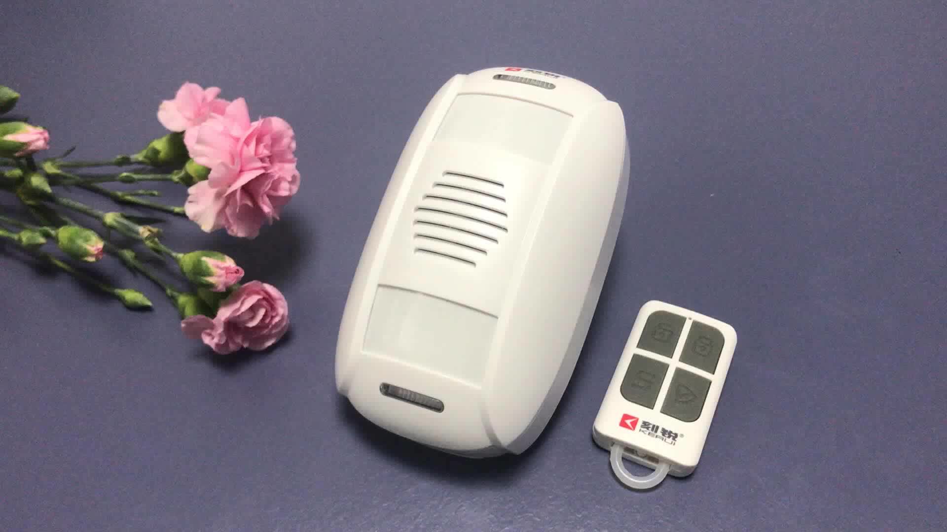 刻锐kerui你好欢迎光临双向门铃迎宾器感应器店铺进出门谢谢惠顾电子