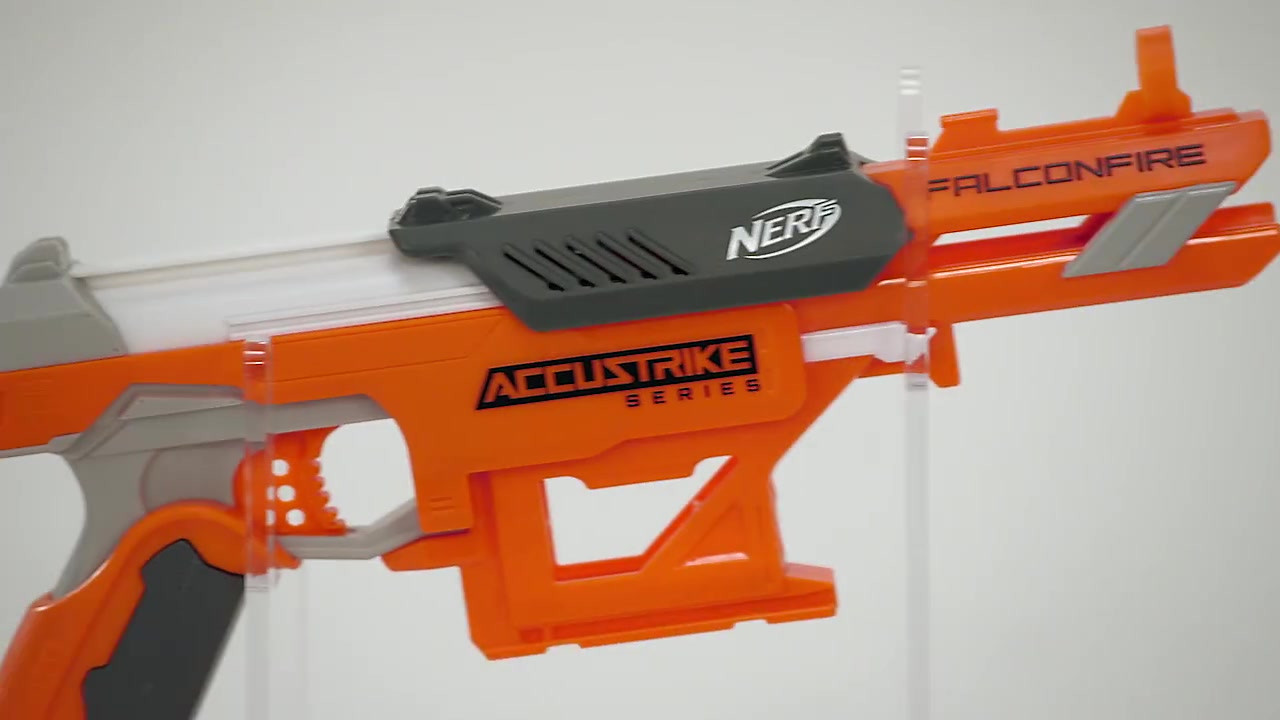 孩之宝hasbronerf热火软弹枪精准神鹰发射器橙灰户外玩具b9840