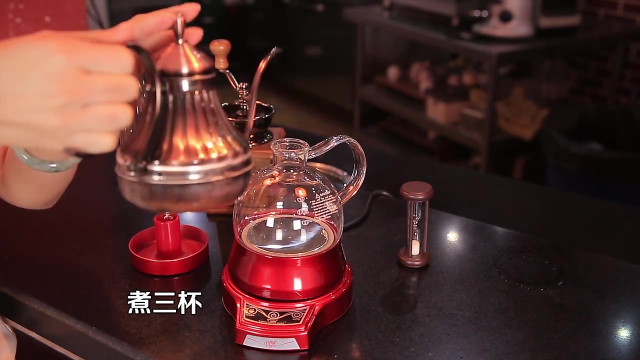 帝国diguo虹吸式咖啡壶触屏电动虹吸壶免酒精灯虹吸式咖啡机家用手摇