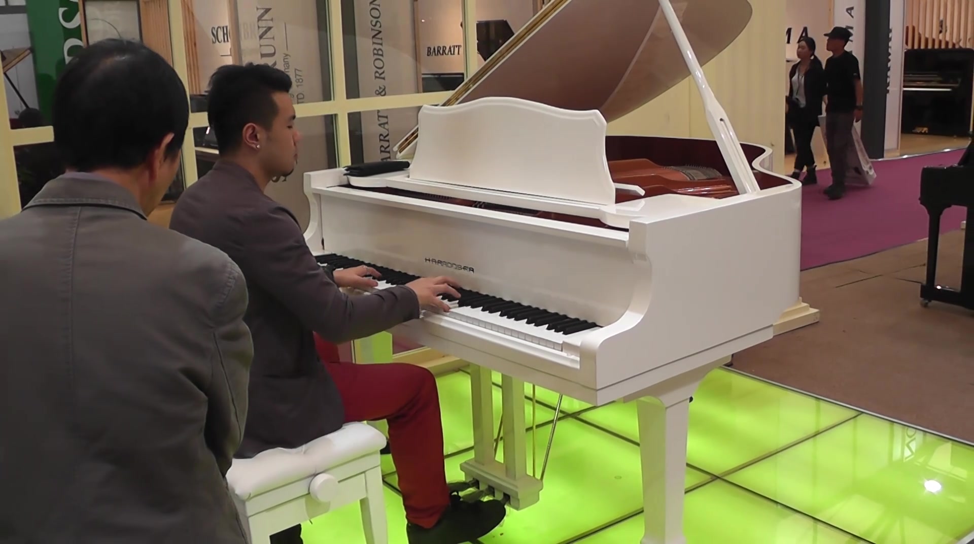 哈罗德(harrodser) hg-158系列原装进口三角琴 专业演奏三角钢琴 卧式