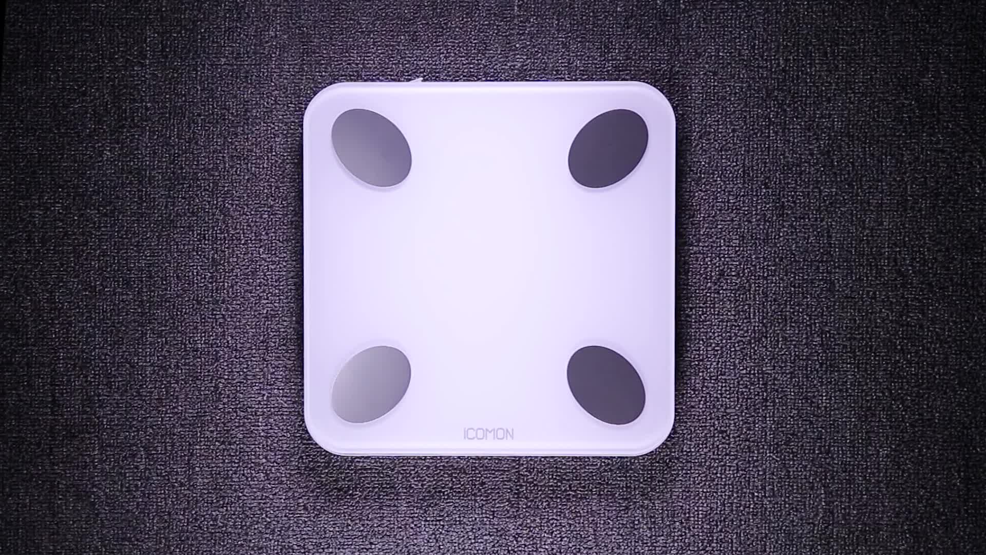 沃莱(icomon)i9u充电款智能体脂秤 电子秤 体重秤 家用称重脂肪秤