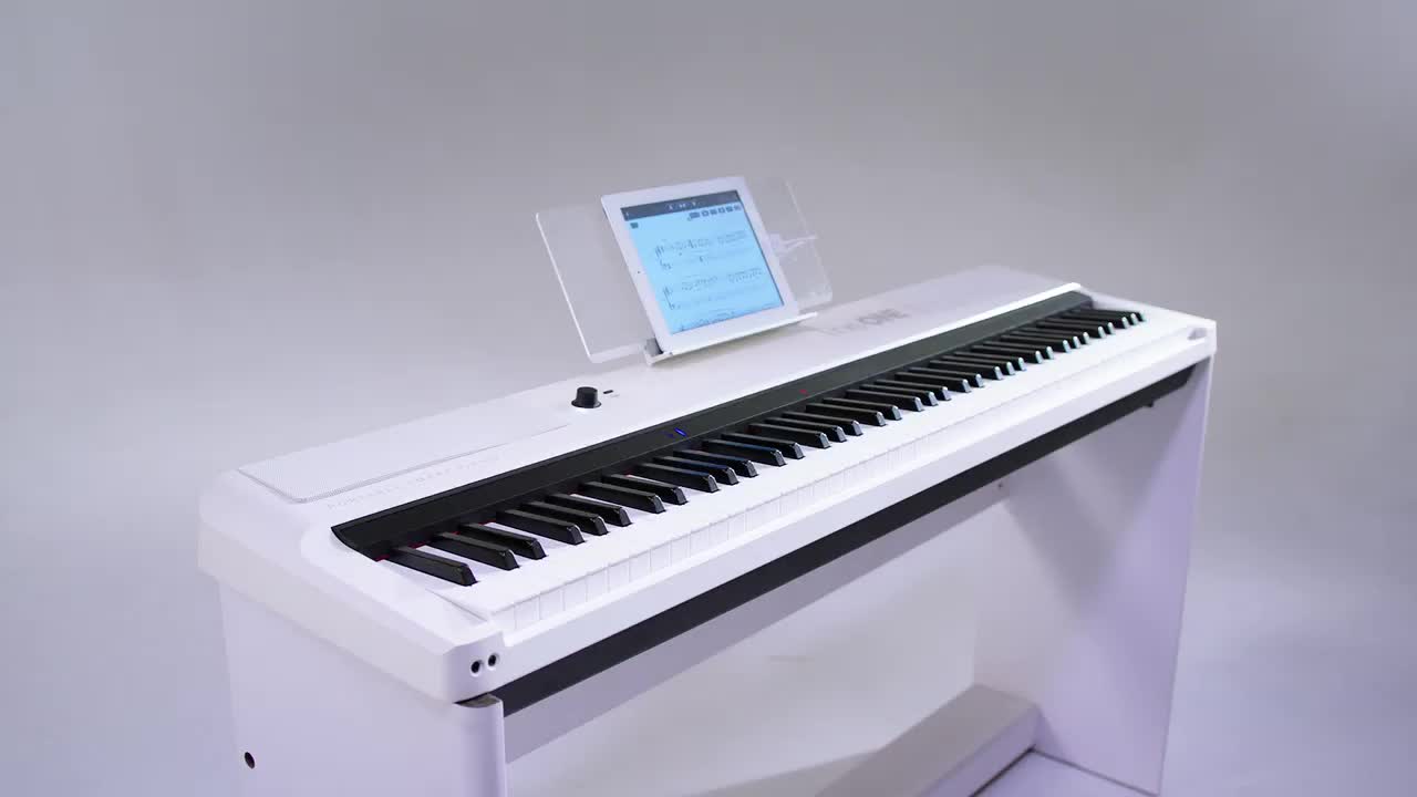 the one德万智能钢琴 便携版电钢琴 88键重锤 成年人儿童 黑色